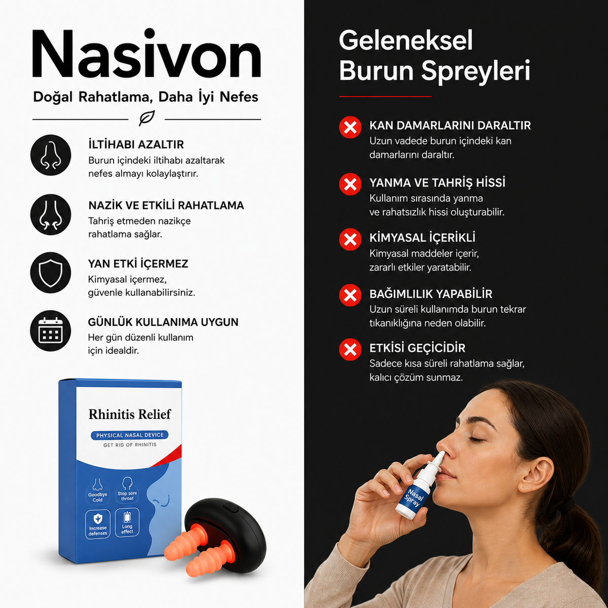Nasivon™ Kırmızı Işık Tedavi Cihazı