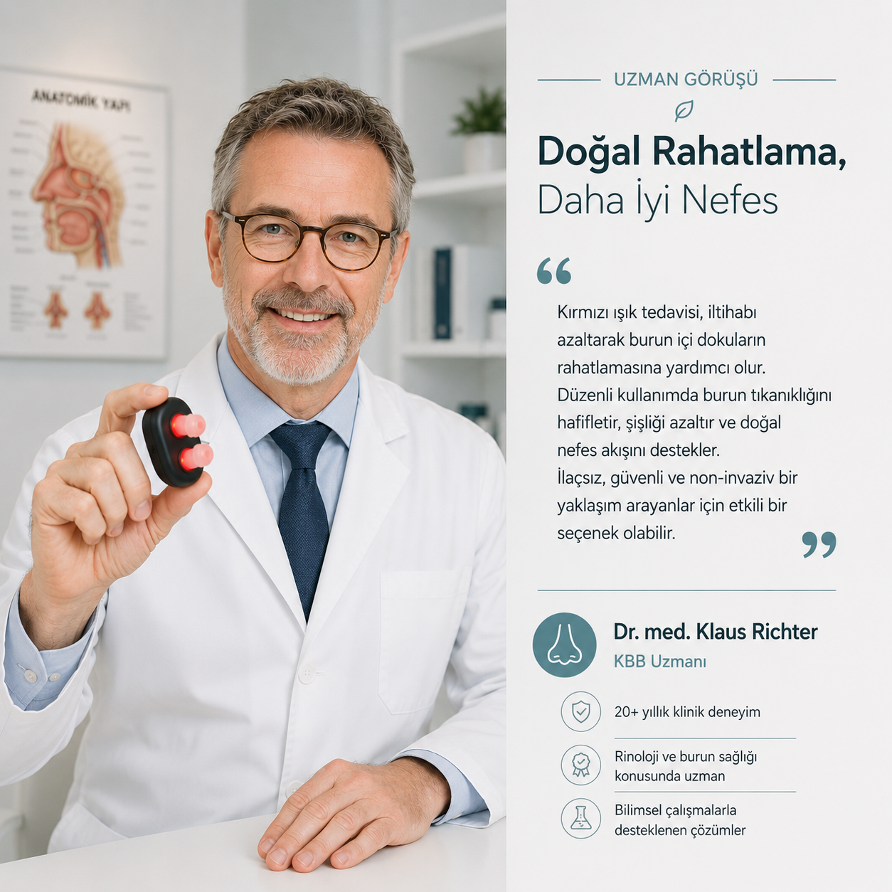Nasivon™ Kırmızı Işık Tedavi Cihazı